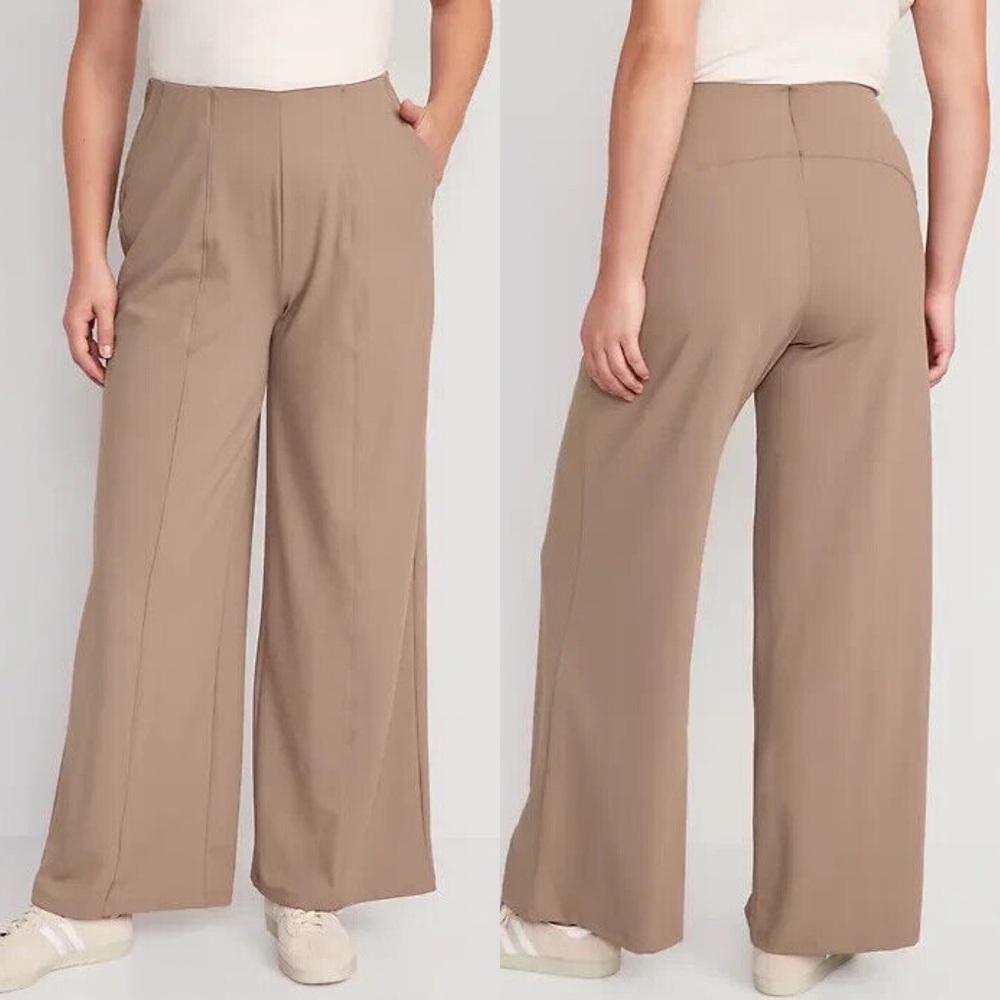 Old Navy NEW PowerSoft Pull On High Rise Wide Leg Pants Sz XL